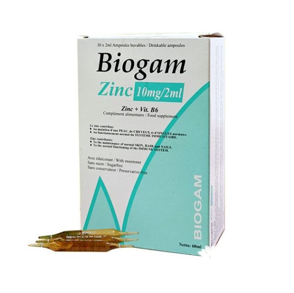 BIOGAM ZINC 10mg 2ml Kẽm